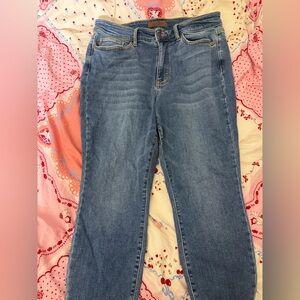 Judy Blue Medium Wash Straight Leg Jeans 16W